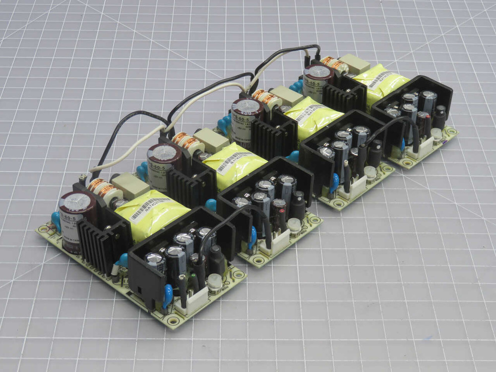 USED LOT OF 4 MEAN WELL RPS-60-R2 PCB TYPE MEDICAL POWER SUPPLIES T269788 FOR SALE
