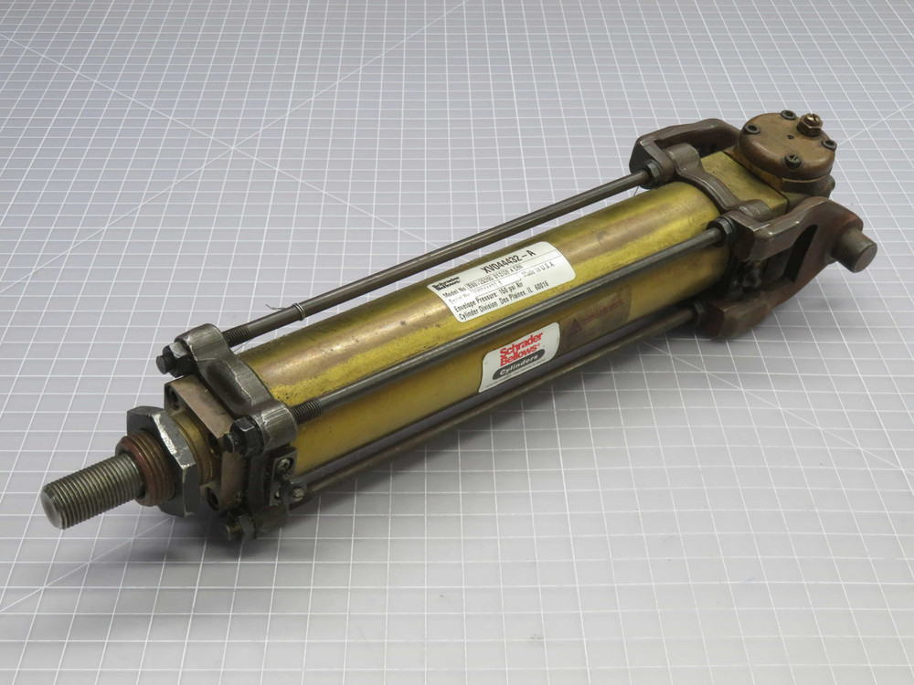 FPR SCHRADER BELLOWS B80125305 012/00 4.500 XV044432-A PNEUMATIC CYLINDER T269791 FOR SALE