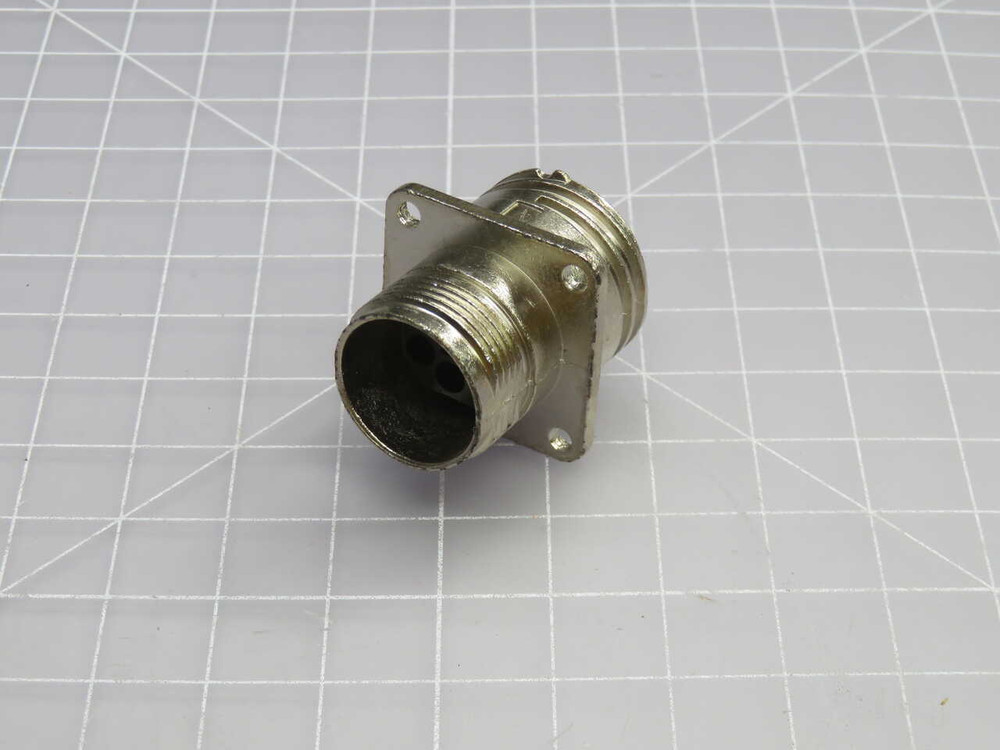 LOT OF 2 TE CONNECTIVITY 208721-1 CIRCULAR CONNECTOR RECEPTACLES T270123