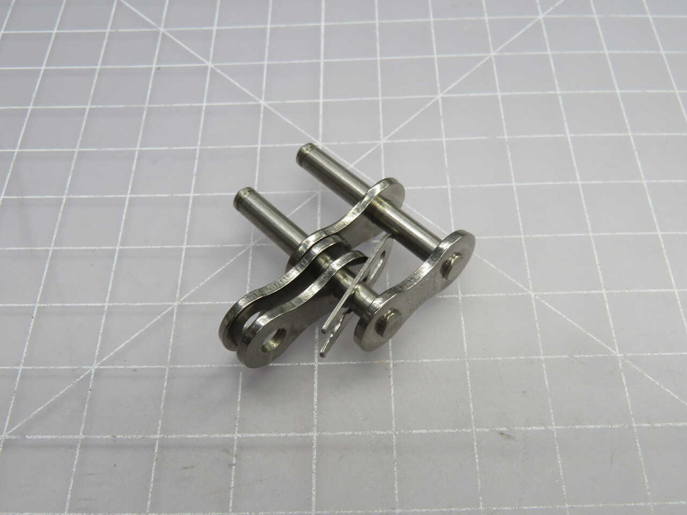 LOT OF 25 HKK CHAIN ANSI 50 SUS-304 CHAIN CONNECTING LINKS T270192