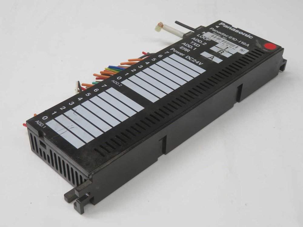 USED PANASONIC PANADAC 610-I16A OPTICAL I/O MODULE T270276 FOR SALE