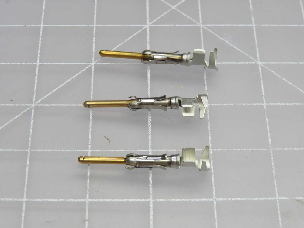 NOB LOT OF 240 MOUSER 571-66602-2 PIN 18-14 AWG AU STANDARD CIRCULAR CONTACTS T269719 FOR SALE