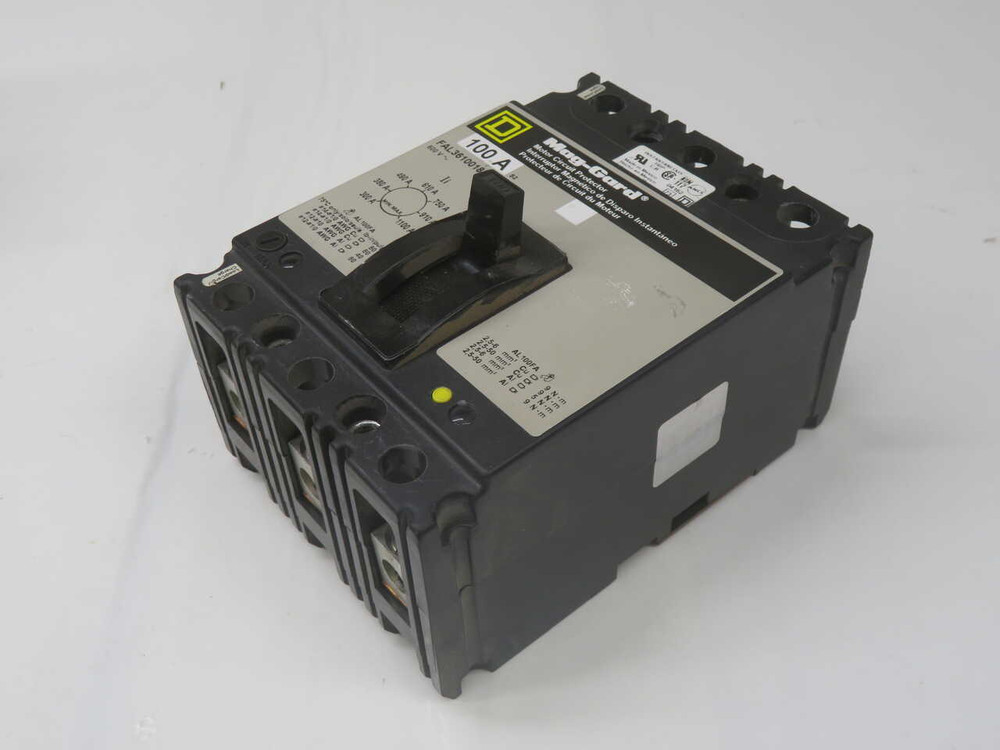 USED SQUARE D FAL3610018M MOLDED CASE CIRCUIT BREAKER T270599 FOR SALE