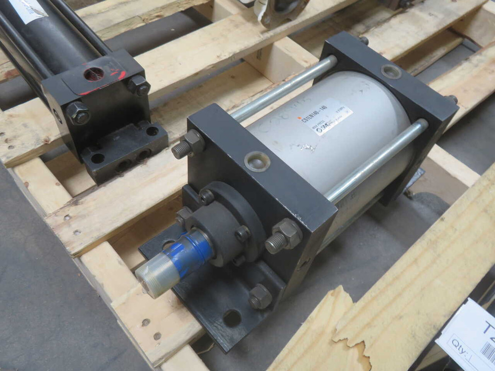 USED SMC CS1LN140-140 PNEUMATIC AIR CYLINDER T270731 FOR SALE