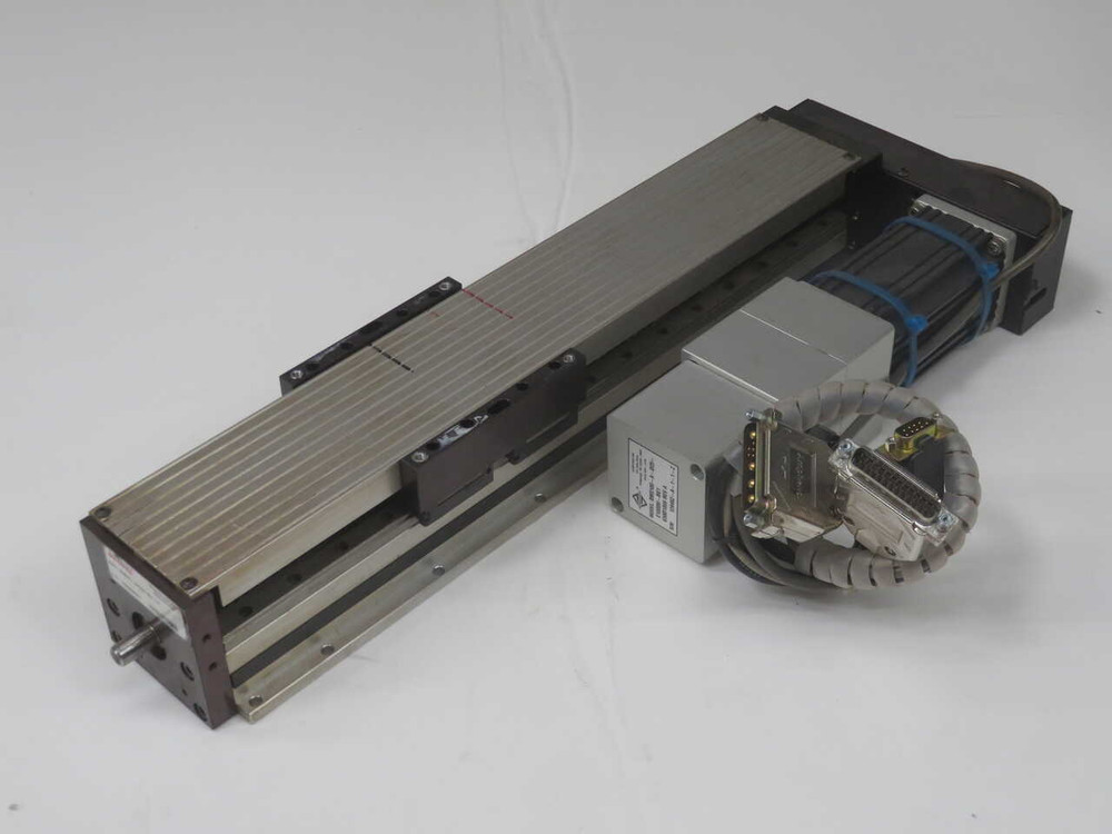 USED AEROTECH BMS100-A-D25-E1000H-BK1 SERVO MOTOR W LINTECH 295358 T270986 FOR SALE