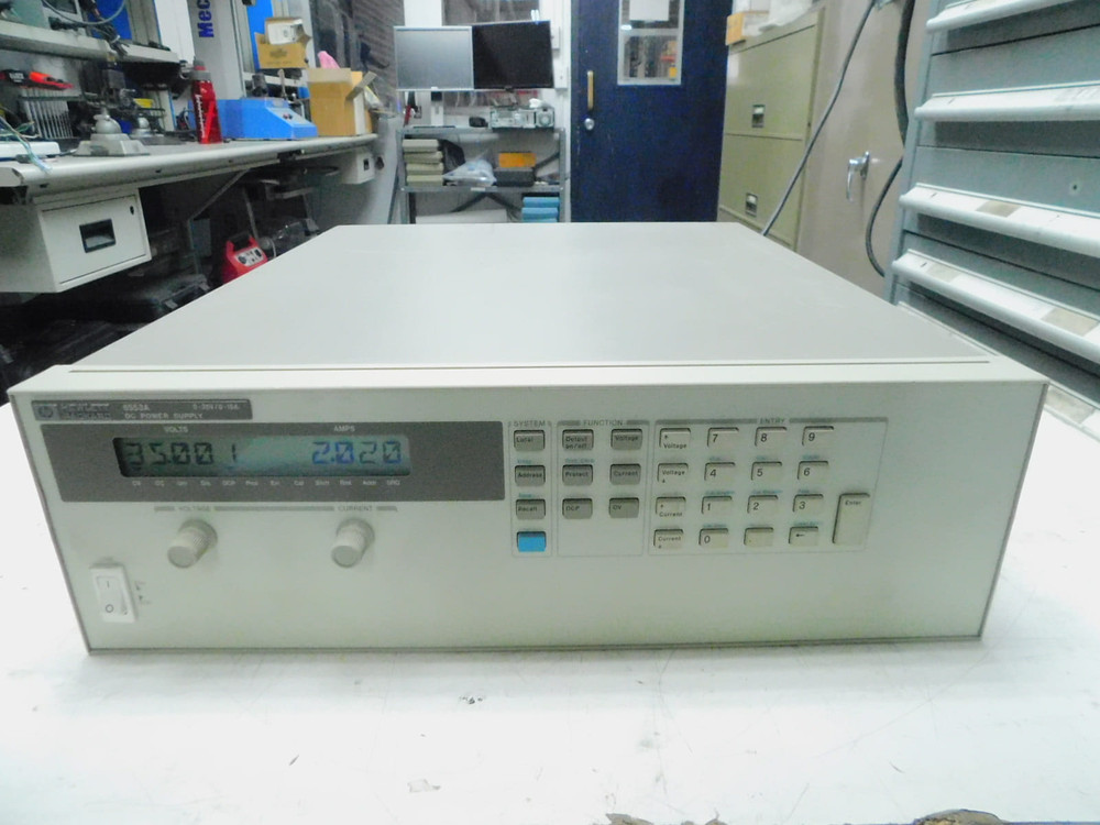 USED HP 6553A DC POWER SUPPLY 0-35V/0-15A M7702 FOR SALE