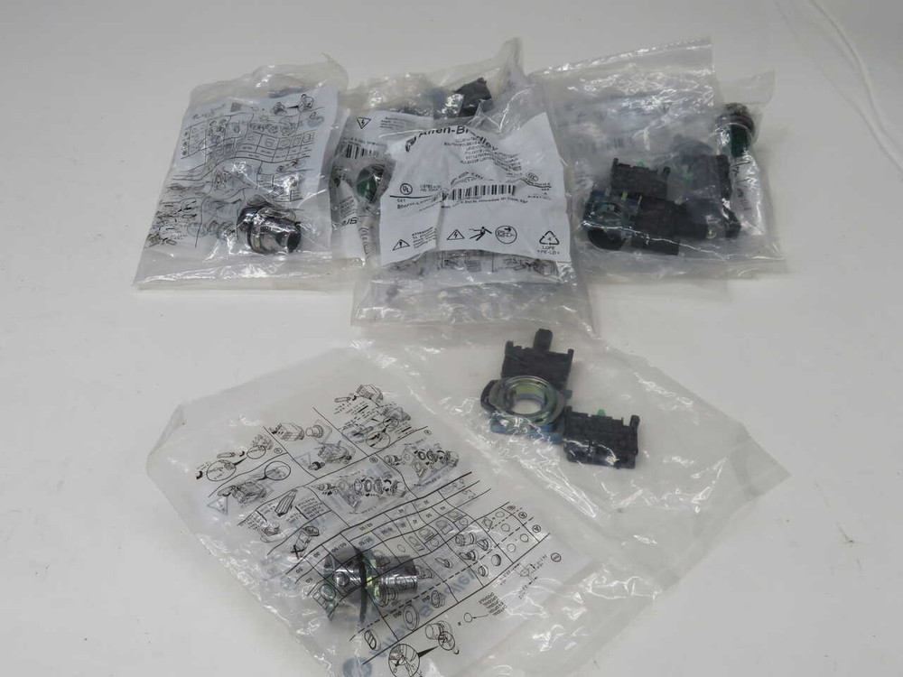 NOB LOT OF 10 ALLEN BRADLEY 800FM-LF3MN3GX10 PUSH BUTTON T271136 FOR SALE