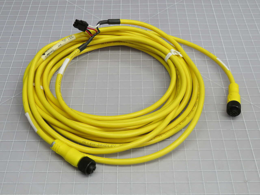 NOB LOT OF 2 ALLEN BRADLEY 889D-F4AC-5 DC MICRO CORDSET CABLES T271218 FOR SALE