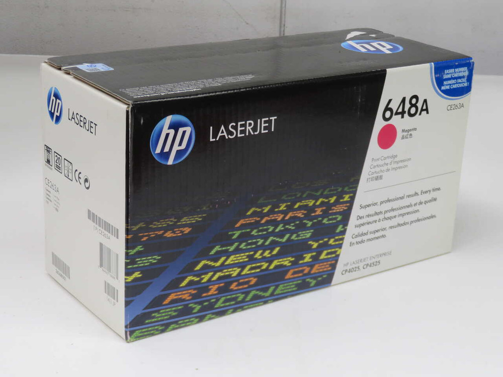 NOB HP 648A CE263A MAGENTA LASERJET TONER CARTRIDGE T271560 FOR SALE
