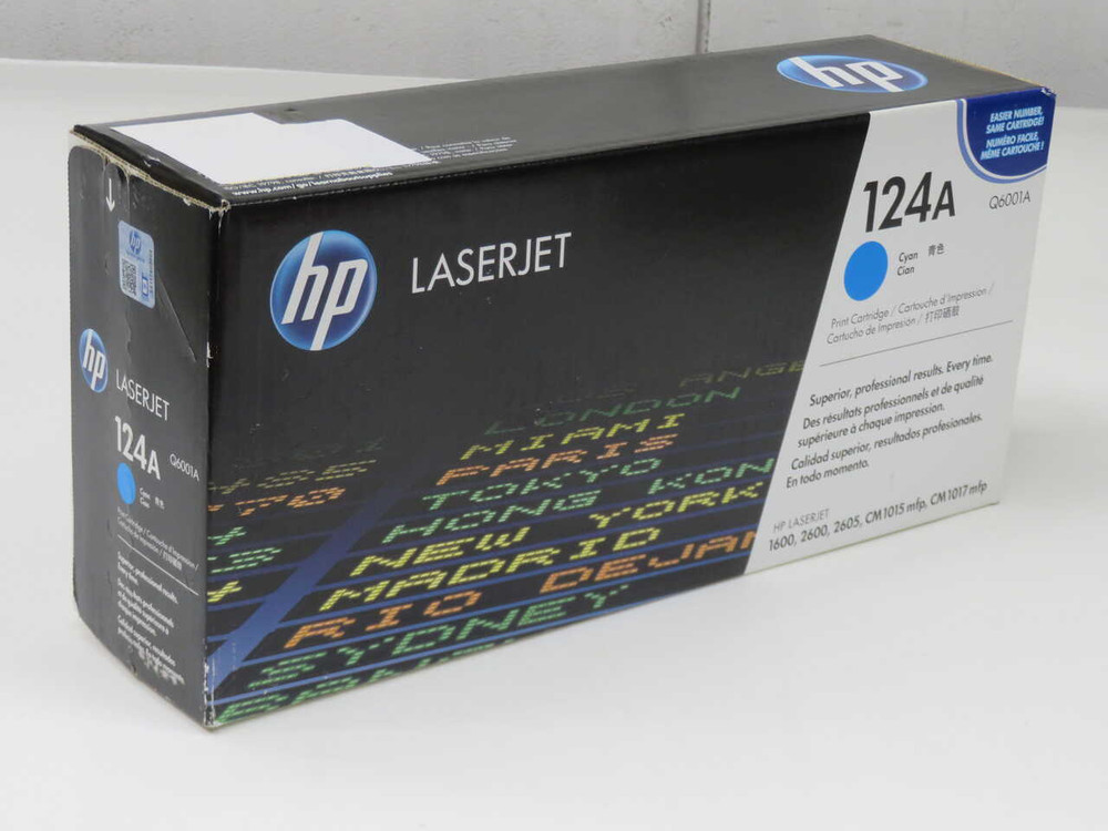 NOB HP 124A Q6001A CYAN LASERJET TONER CARTRIDGE T271568 FOR SALE