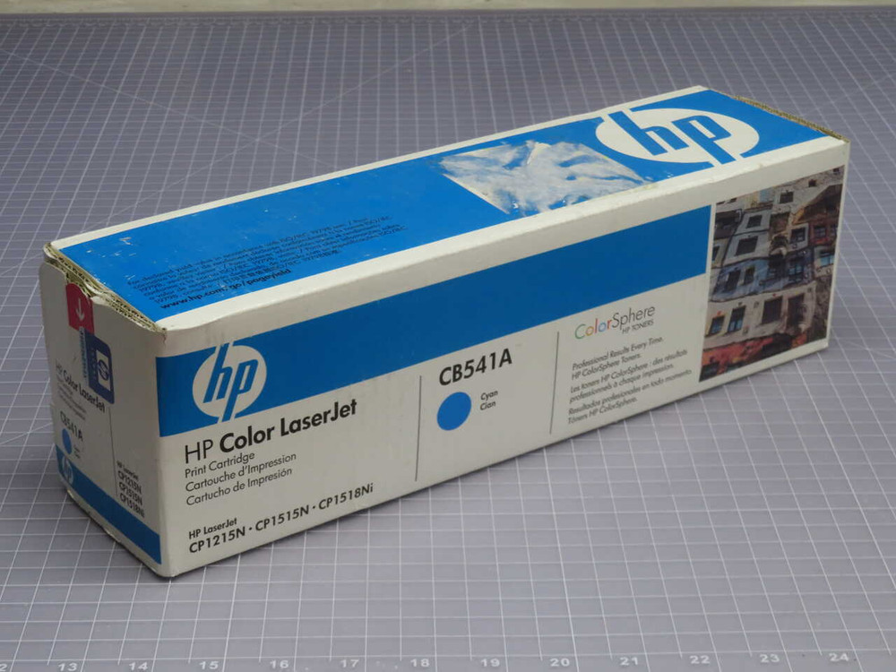 NOB HP CB541A CB541-00901 CYAN LASERJET TONER CARTRIDGE T271786 FOR SALE