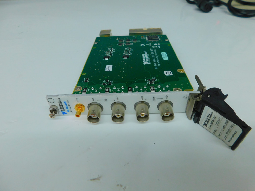 USED NATIONAL INSTRUMENTS NI PXI-4461 SOUND AND VIBRATION DEVICE/MODULE 204.8 KS/S, 2-IN/2-OUT OR 4-INPUT FOR SALE