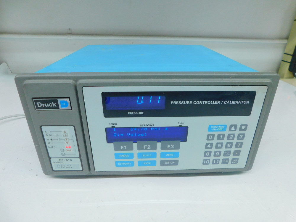 USED DRUCK DPI 510 PRESSURE CONTROLLER/CALIBRATOR FOR SALE