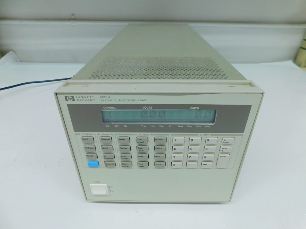 USED HP 6051A SYSTEM DC ELECTRONIC 60V/120A 600W FOR SALE