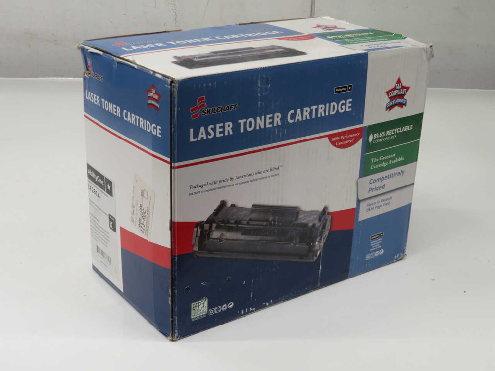 NOB SKILCRAFT 7510-01-670-3514 BLACK LASER TONER CARTRIDGE T272151 FOR SALE