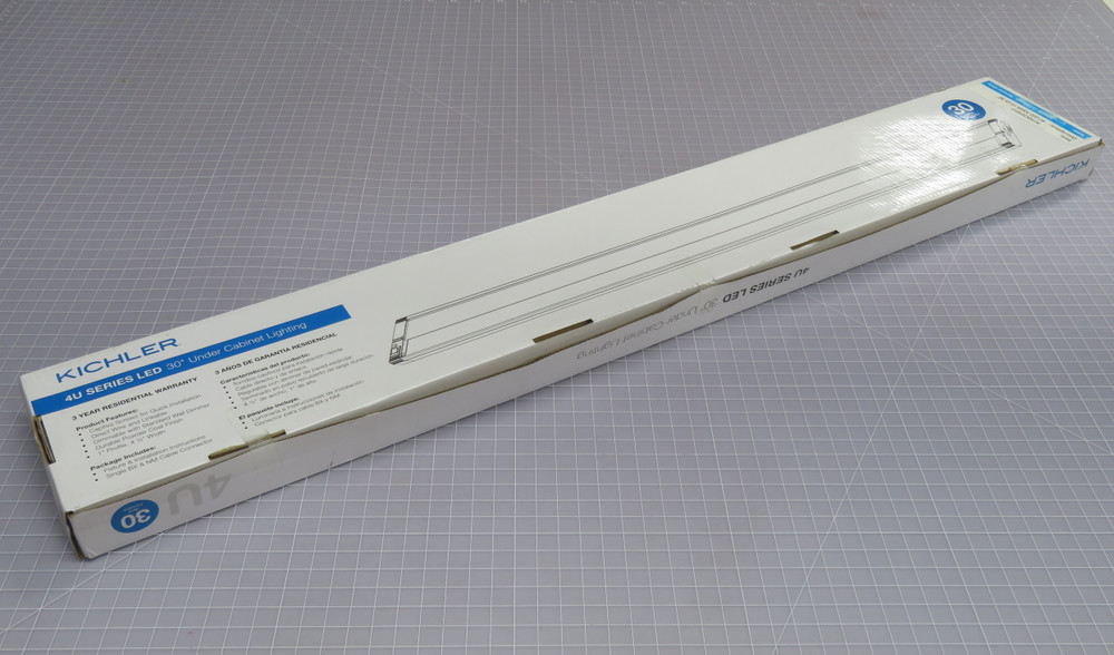 NOB KICHLER 4U30K30WHT WHITE LED CABINET LIGHT T272168 FOR SALE