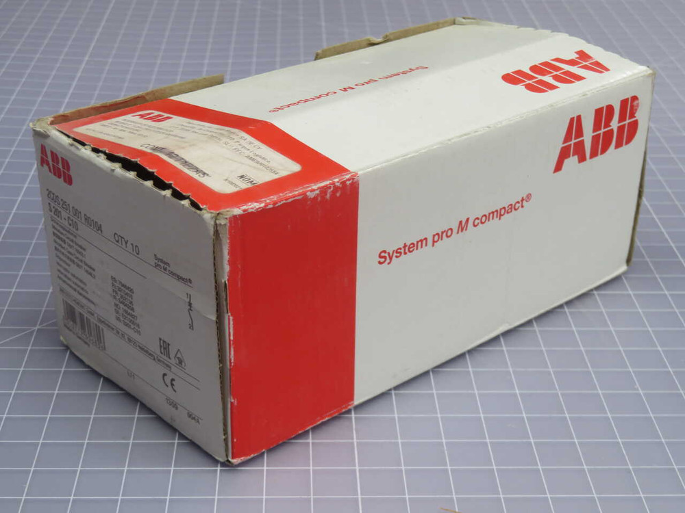 NOB LOT OF 10 ABB 2CDS 251 001 R0104 S201-C10 CIRCUIT BREAKER T272229 FOR SALE