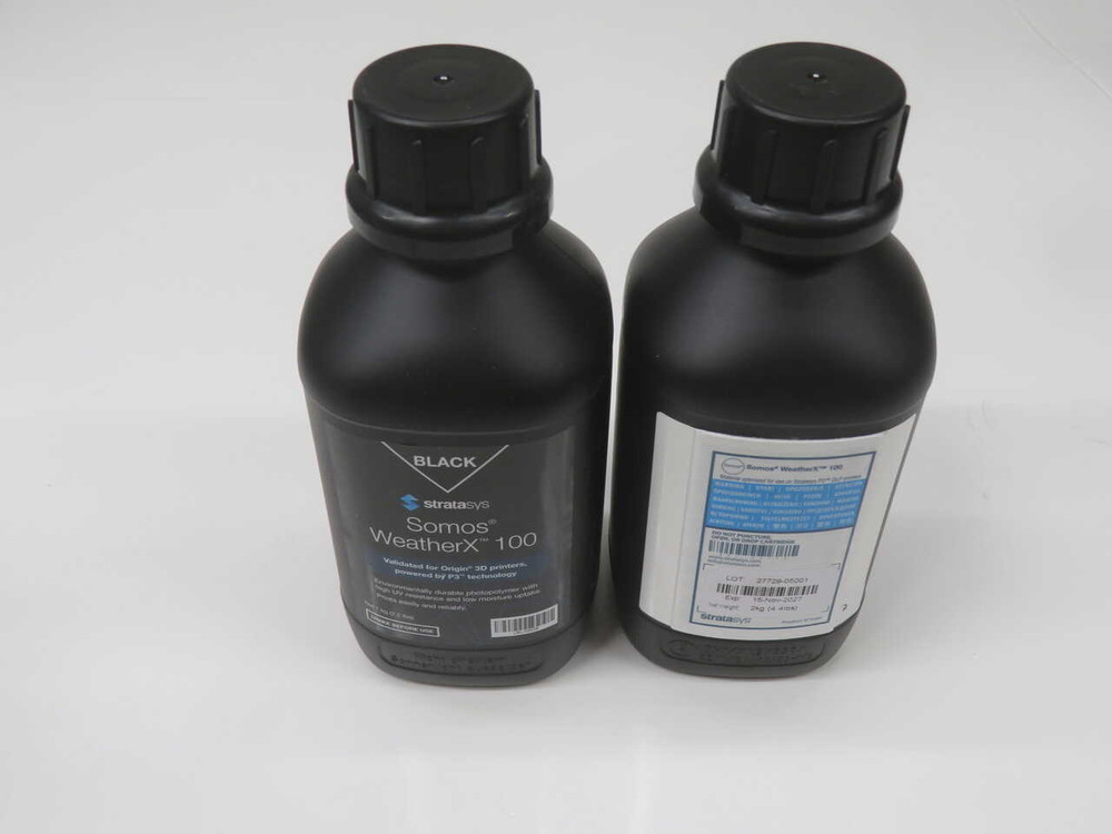 LOT OF 2 SOMOS WEATHER X 100 ORIG-05001 3D-PRINTING PHOTOPOLYMERS
