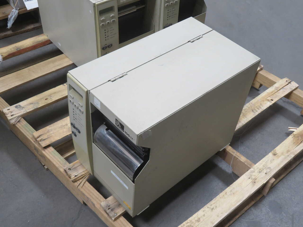 USED ZEBRA 105SL LABEL PRINTER FOR SALE