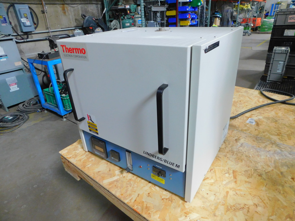 FPR THERMO ELECTRON, LINDBERG/BLUE M BF51732PBFMC-1 BOX FURNACE, LABORATORY MUFFLE FURNACE 100-1200C, .60 CU.FT. FOR SALE