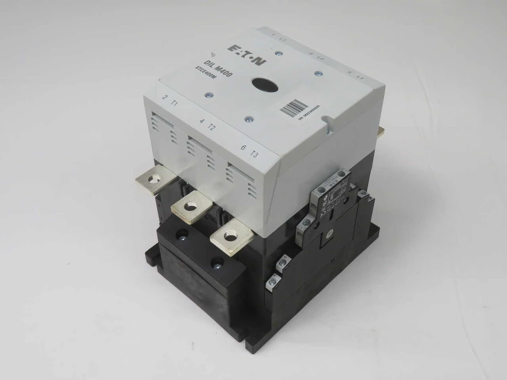 NIB EATON DILM400/22(RAC500) 400A DIN-RAIL CONTACTOR WITH WIDE-RANGE AC COIL FOR SALE