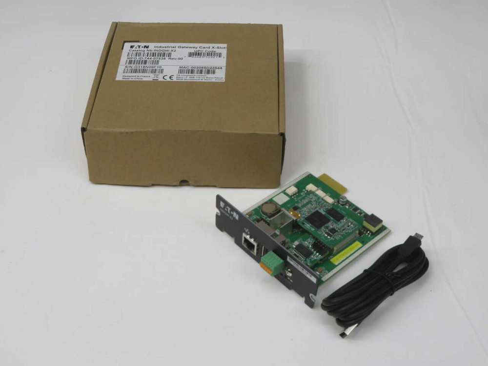 NIB EATON INDGW-X2 INDUSTRIAL UPS NETWORK MANAGEMENT GATEWAY CARD FOR SALE