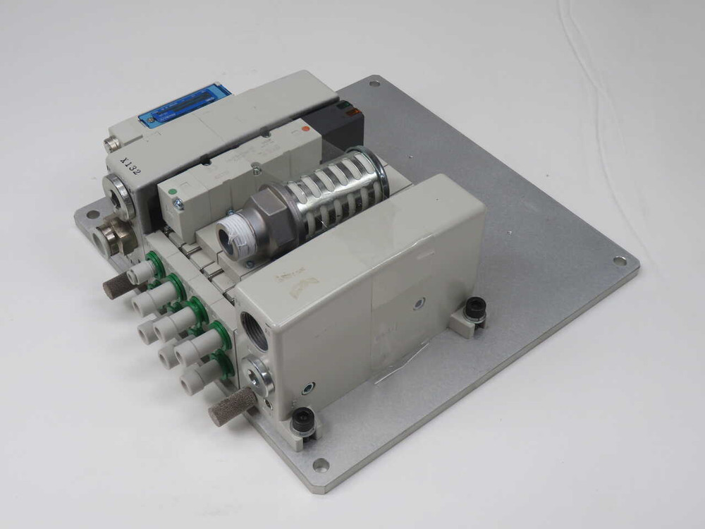 NOB SMC VQC4201-51 SOLENOID VALVE VALVE PACK EB410B01 W ETHERNET IP FOR SALE