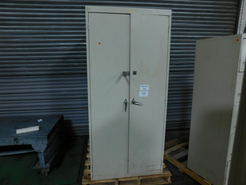 USED METAL CABINET 36X24X76 FOR SALE