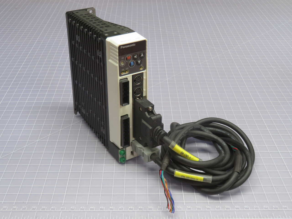 USED PANASONIC MADDT1207 MINAS A4-SERIES AC SERVO AMPLIFIER, 200W FOR SALE