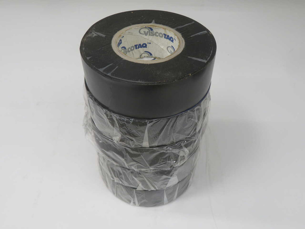LOT OF 5 VISCOTAQ PVC PIPELINE OUTERWRAP TAPE, 2 IN X 100 FT, 20 MIL, FOR CORROSION-PROTECTION OVERWRAP