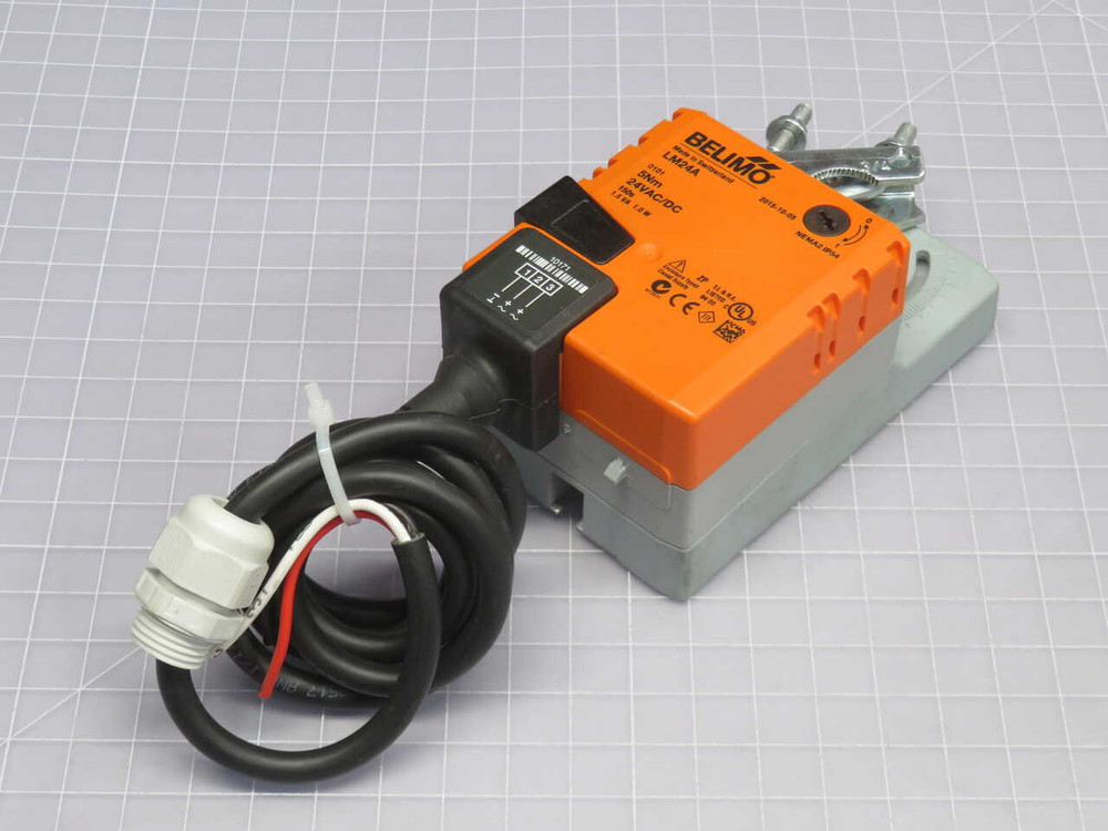 USED LOT OF 2 BELIMO GM24A // LM24A MIXED LOT OF 2 BELIMO DAMPER ACTUATORS FOR SALE