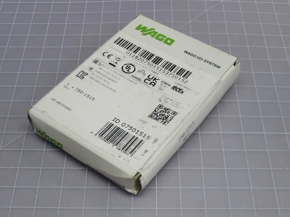 NIB WAGO 750-1515 8-CHANNEL DIGITAL OUTPUT I/O MODULE, 24VDC, 0.5A FOR SALE