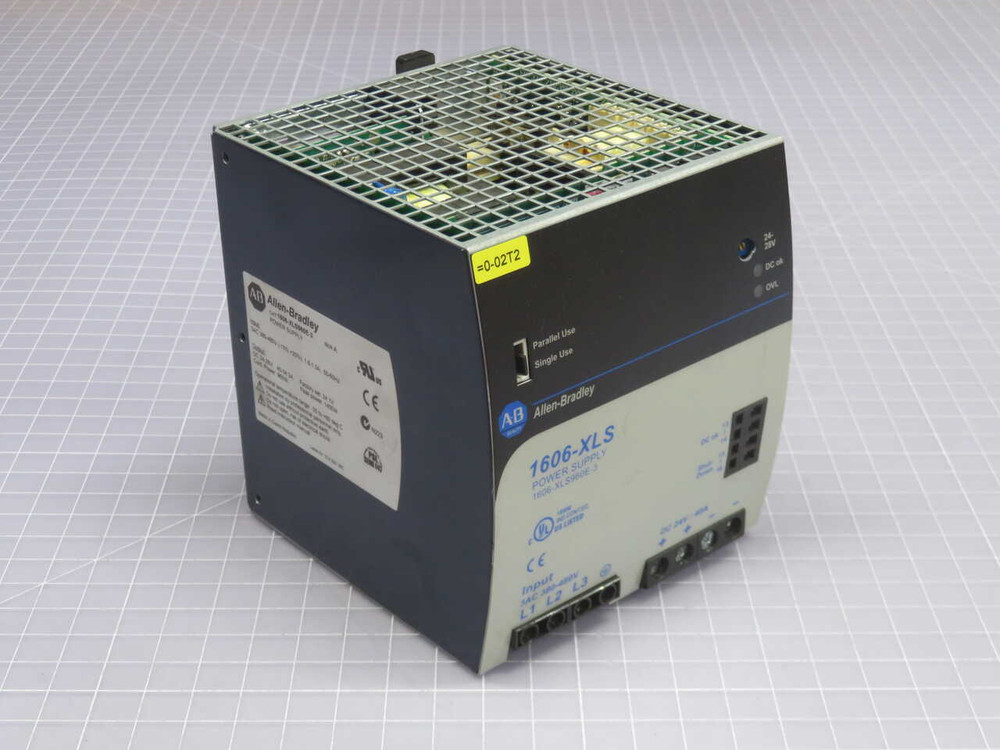 NOB ALLEN BRADLEY 1606-XLS960E-3 3-PHASE PERFORMANCE POWER SUPPLY, 24VDC 40A 960W FOR SALE