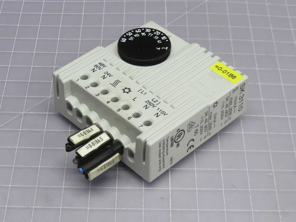 NOB RITTAL SK 3110 ENCLOSURE INTERNAL THERMOSTAT / TEMPERATURE CONTROL SWITCH FOR SALE