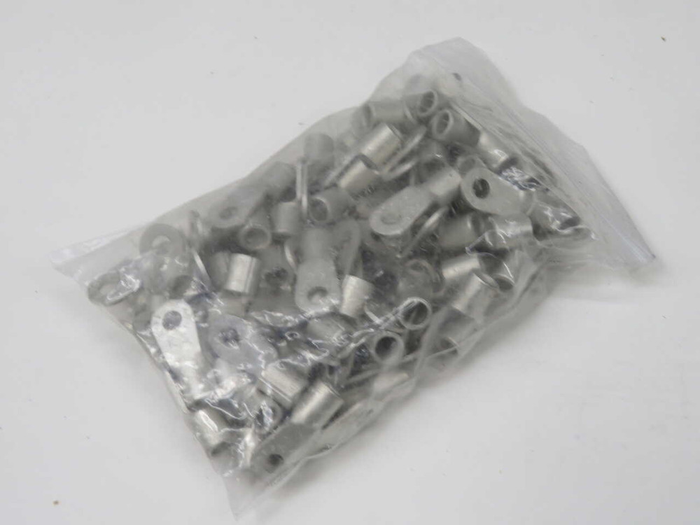 NIB LOT OF 750 DELCITY 255105 NON-INSULATED RING TERMINAL, 6 AWG WIRE, #10 STUD FOR SALE