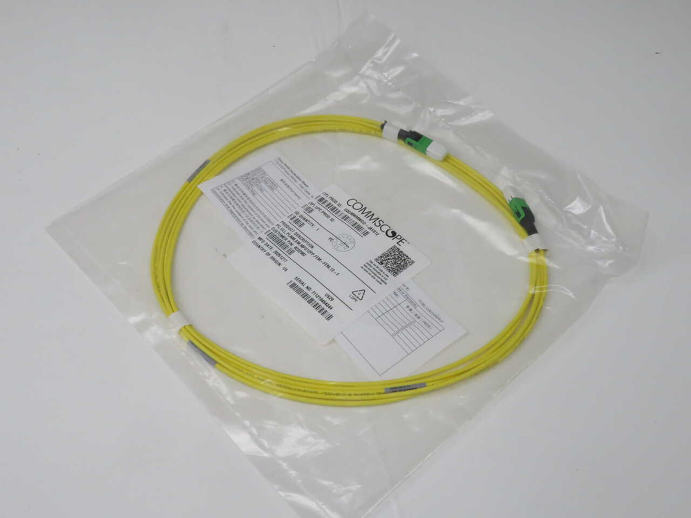 NOB COMMSCOPE UQGMWMWGD-JAF012 MPO-TO-MPO 12-FIBER SINGLEMODE ULTRA-LOW-LOSS EXTENSION CABLE FOR SALE