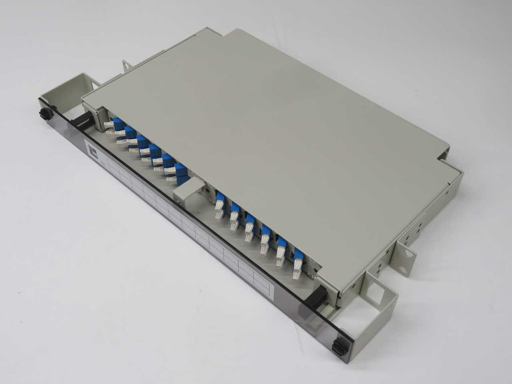 NIB COMMSCOPE FPL-1DRP07-2420 24-PORT FIBER TERMINATION/SPLICE PATCH PANEL, 1RU FOR SALE