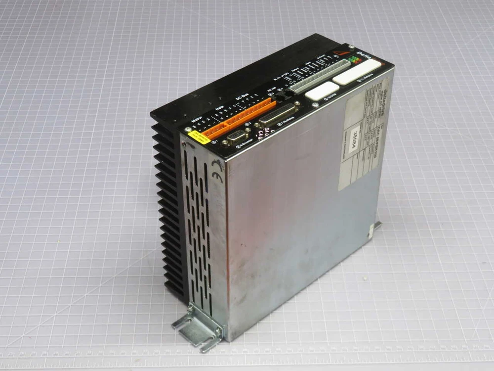 USED DELTADRIVE DAC 08/FBK100 DIGITAL AC SERVO DRIVE, WITH HEATSINK FOR SALE