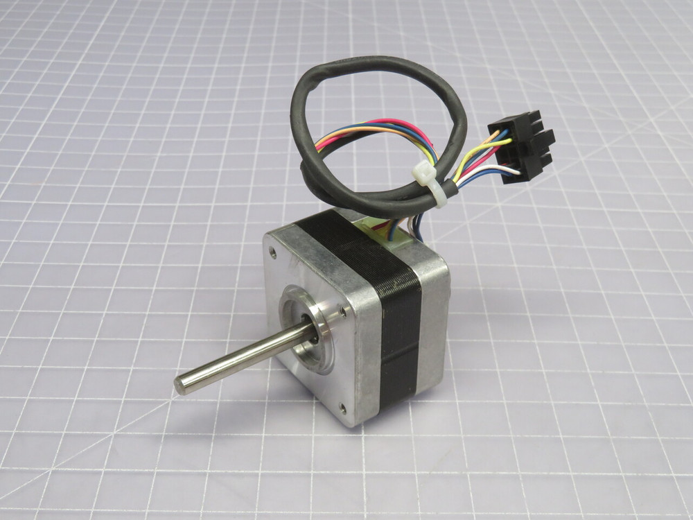 USED MINEBEA A17PMK255BN01LN STEPPER MOTOR, NEMA 17 SIZE, 1.8 DEGREE FOR SALE