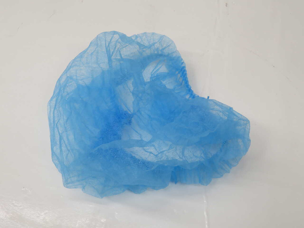 NIB LOT OF 5000 MEDLINE CRI1404A BOUFFANT CAPS, POLYPROPYLENE, BLUE, 24 IN FOR SALE