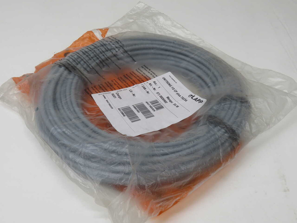 NOB LOT OF 112 LAPP 0028902 SHIELDED CONTINUOUS-FLEX CONTROL CABLE, 7C, 22 AWG, PUR FOR SALE