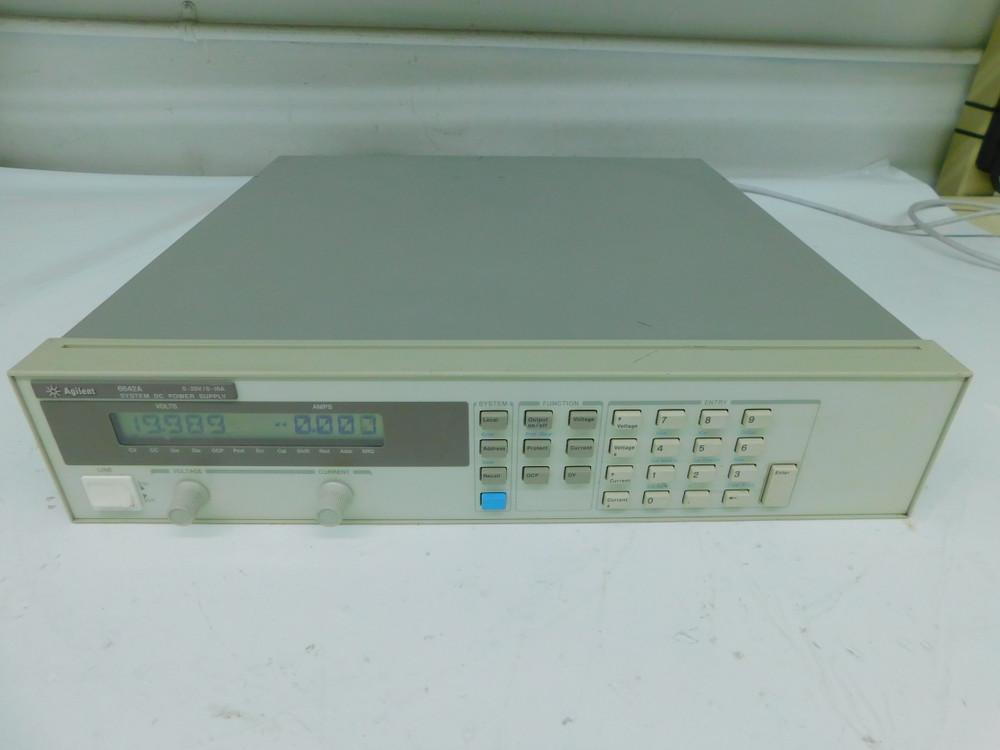 USED AGILENT 6642A SYSTEM DC POWER SUPPLY 0-20V/0-10A FOR SALE