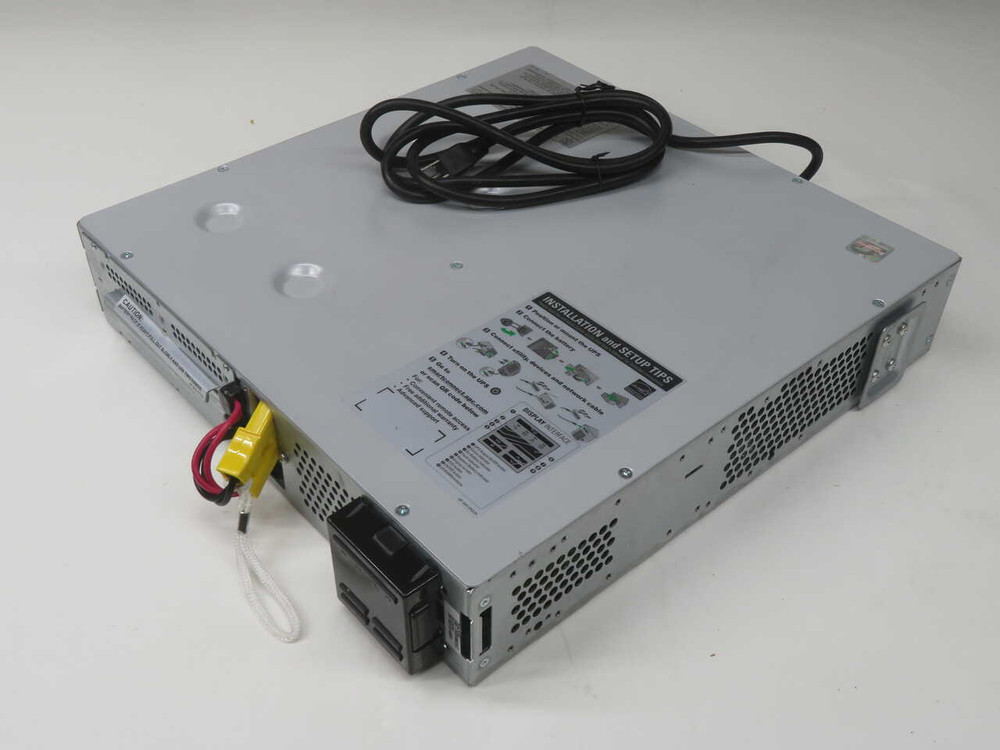 NOB APC SMT1500RM2UC SMART-UPS LINE-INTERACTIVE UPS, 1500VA, 120V, 2U RACKMOUNT, 6 OUTLETS, SMARTCONNECT FOR SALE