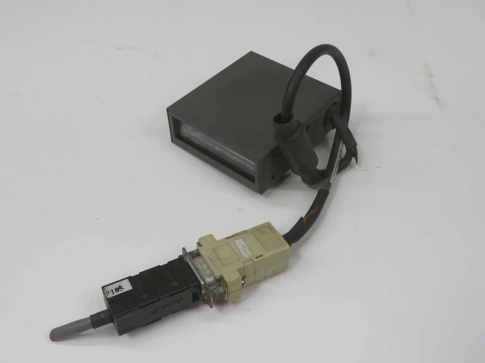USED OPTICON NFT2135/001R1 FIXED-POSITION CCD BARCODE SCANNER WITH D-SUB CABLE FOR SALE