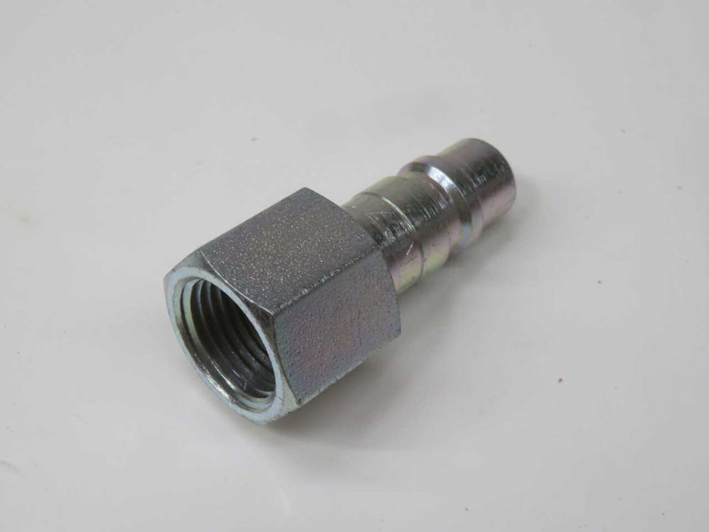 NIB LOT OF 80 DIXON D4F4 PNEUMATIC QUICK-CONNECT PLUG, INDUSTRIAL INTERCHANGE (DF-SERIES), 1/2 IN BODY, 1/2 IN FEMALE NPTF, STEEL FOR SALE