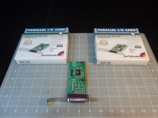 2 PARALLEL I/O PAR5408A PCI IEEE-1284 CARD LOT T13129
