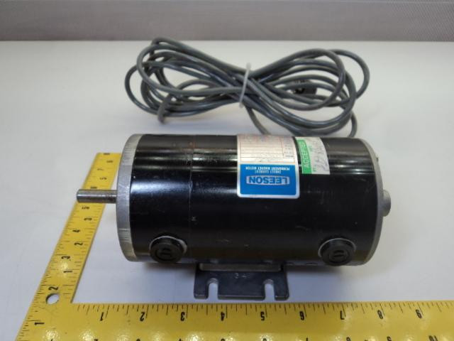 LEESON CM34D22OB1D DIRECT CURRENT PERMANENT MAGNET MOTOR 84V 2160RPM 2.1AMPS .17HP T16800