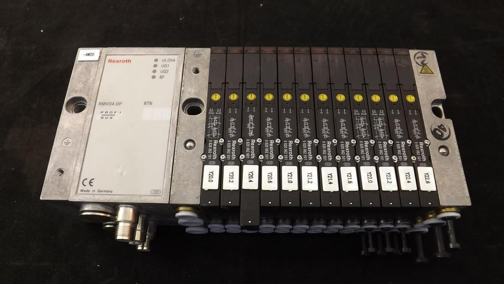 REXROTH RMV04-DP PROFI BUS IP65 R480217827 W/ 12 STATIONS T21861