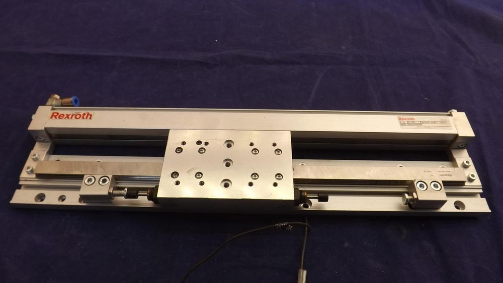 REXROTH R402000986 GUIDED SLIDE UNIT ASSEMBLY PMAX 8BAR 16X200 T21924