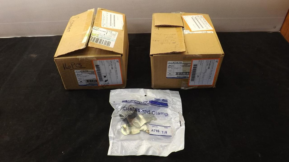 LOT OF 42 SUPERSTRUT CUSHIONED CLAMP A716è½7/8 T22247